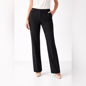 Worthington Perfect Trouser Black Dress Pants Size 14S New With Tags
